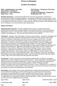 Icon of Administrative Associate Job Description